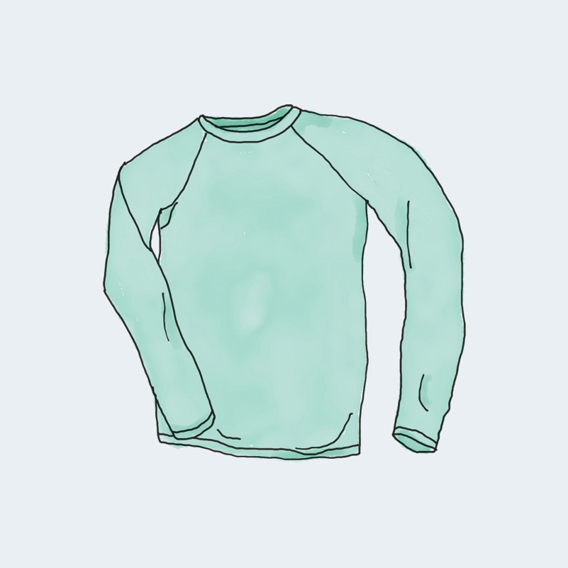 ロングスリーブTシャツ（グリーン）