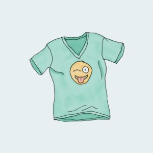 ロゴ入りTシャツ（グリーン）