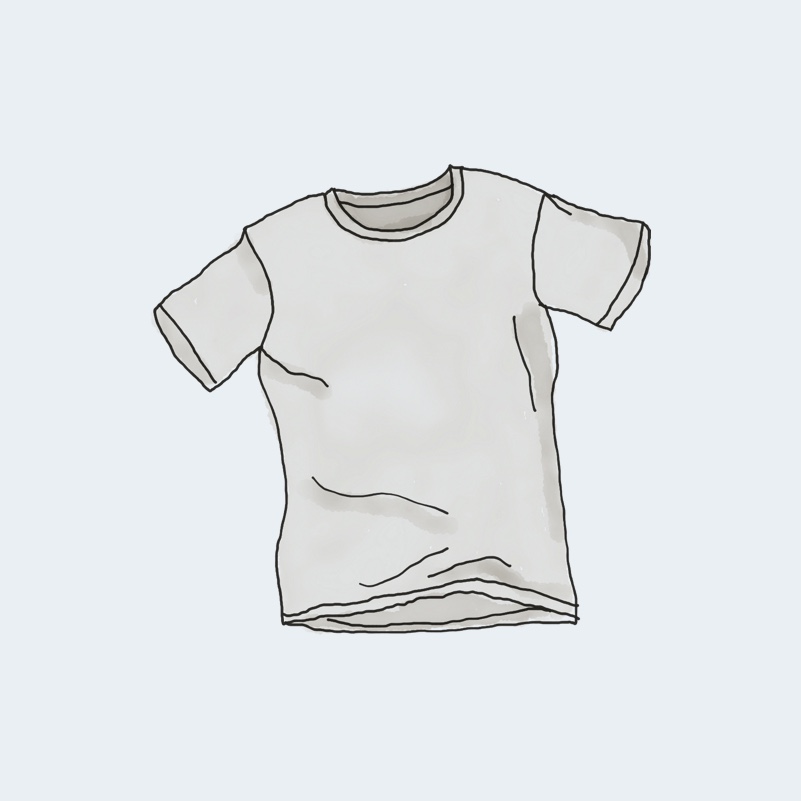 ベーシックTシャツ（グレー）